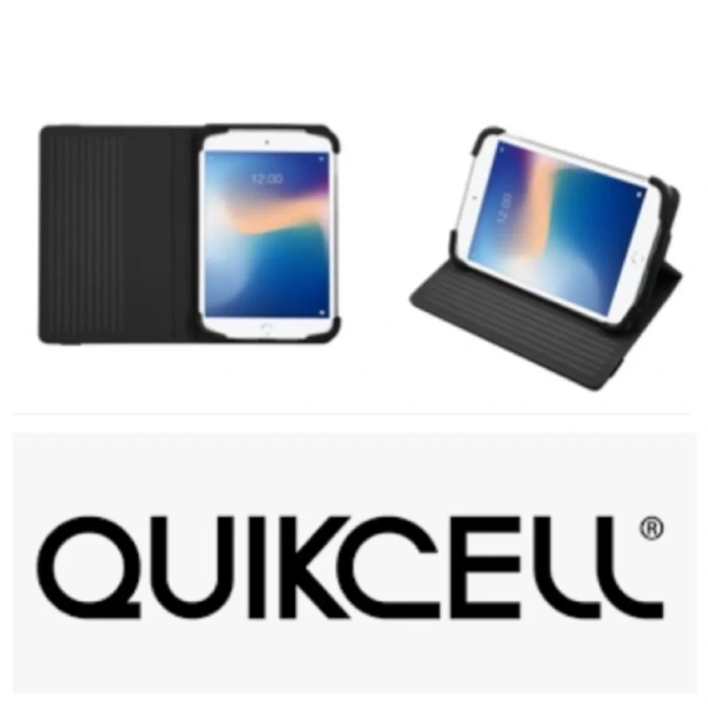 NEW! QUIKCELL Universal Flex TAB Universal Tablet Folio 10-12”